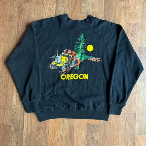Vintage VTG 80’s Oregon Crewneck Sweatshirt - Picture 1 of 7